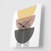 Mid Century Modern Acrylic Wall Clock Vierkante Klok (Hoek)