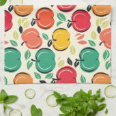 Mid-Century Modern Apple Retro Orchard Theedoek (Gevouwen)