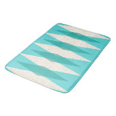 Mid Century Modern Argyle Bath Mat (Gekanteld)