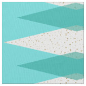 Mid Century Modern Argyle Cotton Fabric Stof (Close Up)