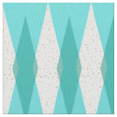 Mid Century Modern Argyle Cotton Fabric Stof (Close Up)