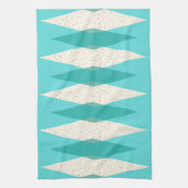 Mid Century Modern Argyle Kitchen Towel Theedoek (Verticaal)