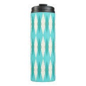 Mid Century Modern Argyle Thermal Tumbler Thermosbeker (Voorkant)