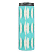 Mid Century Modern Argyle Thermal Tumbler Thermosbeker (Achterkant)