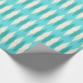 Mid Century Modern Argyle Wrapping Paper Cadeaupapier (Hoek)