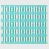 Mid Century Modern Argyle Wrapping Paper Cadeaupapier (Vlak)