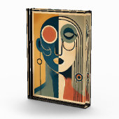 Mid Century Modern Art Abstract non-conforming Fotoblokken (Rechts)