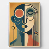 Mid Century Modern Art Abstract non-conforming Fotoplaat (voorkant)
