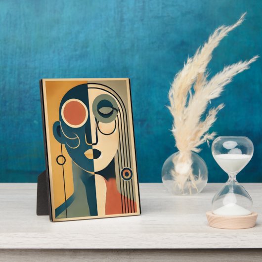 Mid Century Modern Art Abstract non-conforming Fotoplaat (Zijkant)