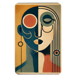 Mid Century Modern Art Abstract non-conforming Magneet