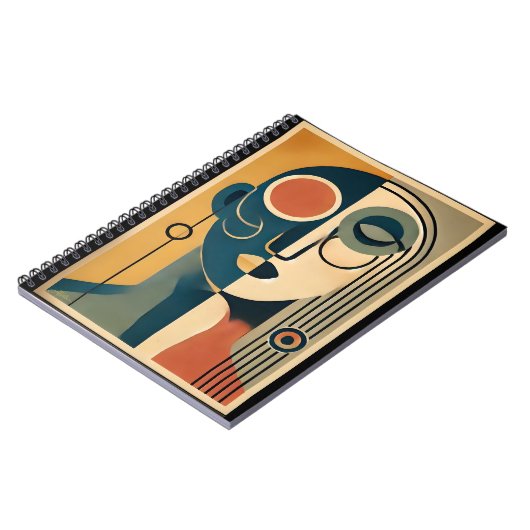 Mid Century Modern Art Abstract non-conforming Notitieboek (Linkerzijde)