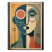 Mid Century Modern Art Abstract non-conforming Notitieboek (Voorkant)