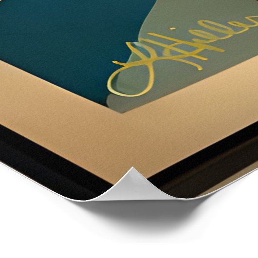 Mid Century Modern Art Abstract non-conforming Poster (Hoek)