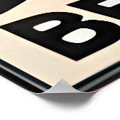 Mid Century Modern Art Beatnik Poet Poster (Hoek)