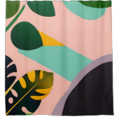 Mid-Century Modern Art Douchegordijn - Verhoog je (Voorkant)