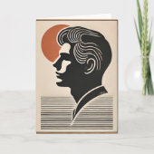 Mid Century Modern Art He Follows The Sun Kaart (Voorkant)