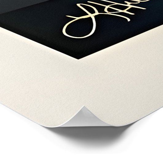 Mid Century Modern Art Mountain Sunrise Martini Poster (Hoek)