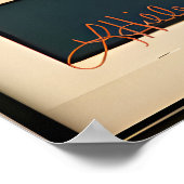 Mid Century Modern Art Sunrise Sunset Poster (Hoek)