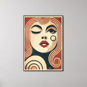 Mid Century Modern Art The Beauty Spot Canvas Afdruk (Voorkant)