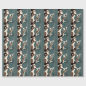 Mid Century Modern Art The Martini DIva Cadeaupapier (Vlak)