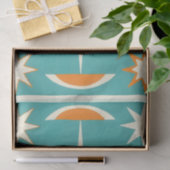 Mid Century Modern Atomaire Zonneuitbarsting Tissuepapier (Geschenk)