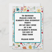 Mid Century Modern Atomic Age STEM-fysica Scatter Kaart (Achterkant)