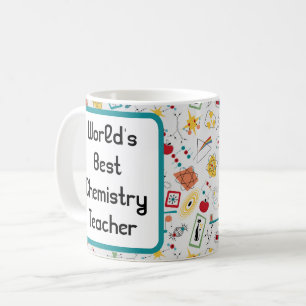 Mid Century Modern Atomic Age STEM-fysica Scatter Koffiemok