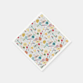 Mid Century Modern Atomic Age STEM-fysica Scatter Servet (Hoek)