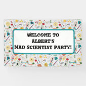 Mid Century Modern Atomic Age STEM-fysica Scatter Spandoek (Horizontaal)