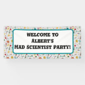 Mid Century Modern Atomic Age STEM-fysica Scatter Spandoek (Horizontaal)