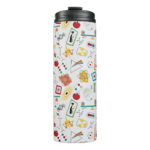 Mid Century Modern Atomic Age STEM-fysica Scatter Thermosbeker