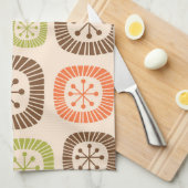 Mid Century Modern Atomic Age Theedoek (Quarter Fold)