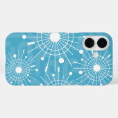 Mid-Century Modern Atomic Christmas Snowflakes Case-Mate iPhone Case (Achterkant (horizontaal))