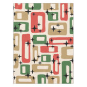 Mid Century Modern Atomic Christmas Tafelkleed (Voorkant)