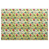 Mid Century Modern Atomic Fish Design Fabric Stof (Fat Quarter)