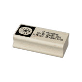 Mid Century Modern Atomic Retro Minimal Rubberstempel (Stempel)