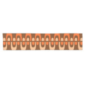 Mid-Century Modern Atomic Rits Patroon Korte Tafelloper (Horizontaal)