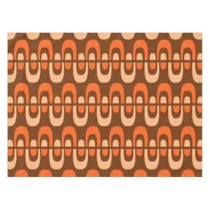 Mid-Century Modern Atomic Rits Patroon Tafelkleed