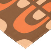 Mid-Century Modern Atomic Rits Patroon Tafelkleed (Gekanteld)