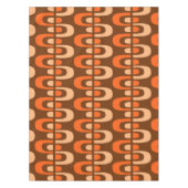 Mid-Century Modern Atomic Rits Patroon Tafelkleed (Voorkant)