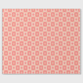 Mid Century Modern Atomic Stars Blush Pink Pastel Cadeaupapier (Vlak)