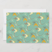 Mid-Century Modern Baby shower Invitation Kaart (Achterkant)