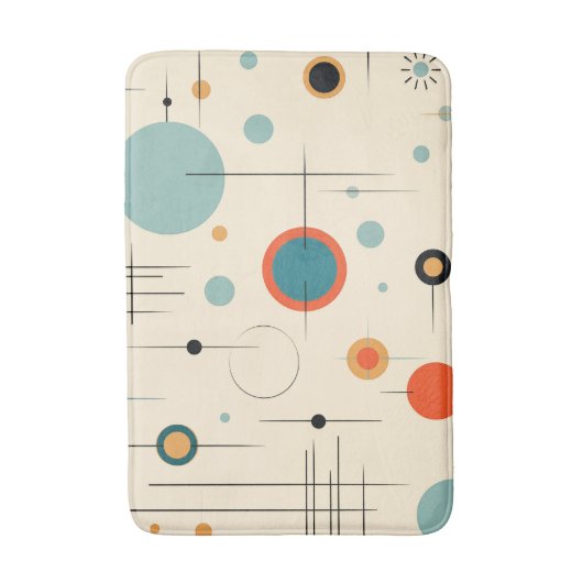 Mid Century Modern Badmat (Voorkant Verticaal)