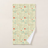 Mid-Century Modern Bath Towel, Eames Pattern Bad Handdoek (Handdoek)