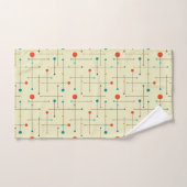 Mid-Century Modern Bath Towel, Eames Pattern Bad Handdoek (Handdoek)