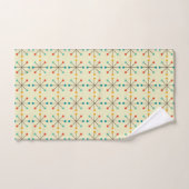 Mid-Century Modern Bath Towel, Starburst Pattern Bad Handdoek (Handdoek)