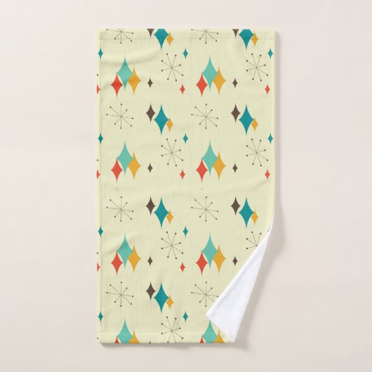Mid-Century Modern Bathroom Towel Bad Handdoek (Handdoek)