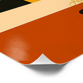 Mid Century Modern Bauhaus Cocktail Hour Martini Perfect Poster (Hoek)