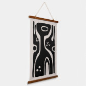 Mid Century Modern Biologisch Abstract Hangend Wandkleed (Gebogen)