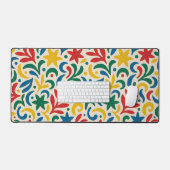 Mid Century Modern Biophilic Pattern Bureaumat (Keyboard & Muis)